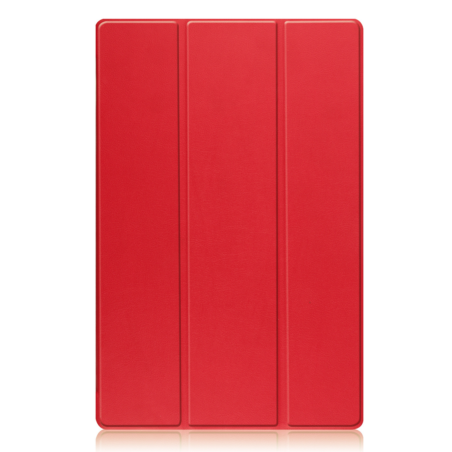 BASEY. Hoesje Geschikt voor Samsung Galaxy Tab S10 Plus Hoes Case Tablet Hoesje Tri-fold Met Uitsparing Geschikt voor S Pen Met Screenprotector - Hoes Geschikt voor Samsung Tab S10 Plus Hoesje Hard Cover Bookcase Hoes - Rood