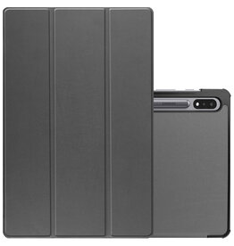 NoXx NoXx Samsung Galaxy Tab S10 Plus Hoesje Met Uitsparing S Pen - Grijs