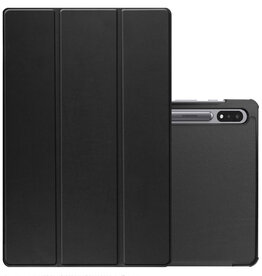 NoXx NoXx Samsung Galaxy Tab S10 Plus Hoesje Met Uitsparing S Pen - Zwart