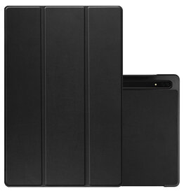 NoXx NoXx Samsung Galaxy Tab S10 Ultra Hoesje Met Uitsparing S Pen - Zwart