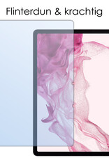 NoXx Hoesje Geschikt voor Samsung Galaxy Tab S10 Plus Hoesje Case Hard Cover Hoes Book Case Met Uitsparing Geschikt voor S Pen Met Screenprotector - Donkerblauw
