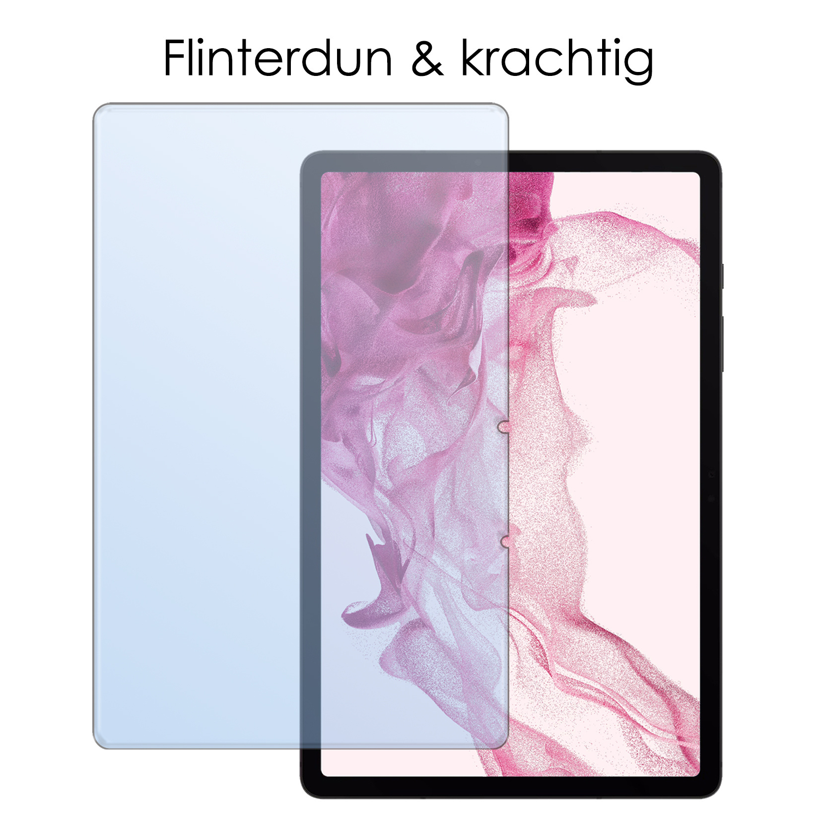 NoXx Hoesje Geschikt voor Samsung Galaxy Tab S10 Plus Hoesje Case Hard Cover Hoes Book Case Met Uitsparing Geschikt voor S Pen Met Screenprotector - Donkerblauw