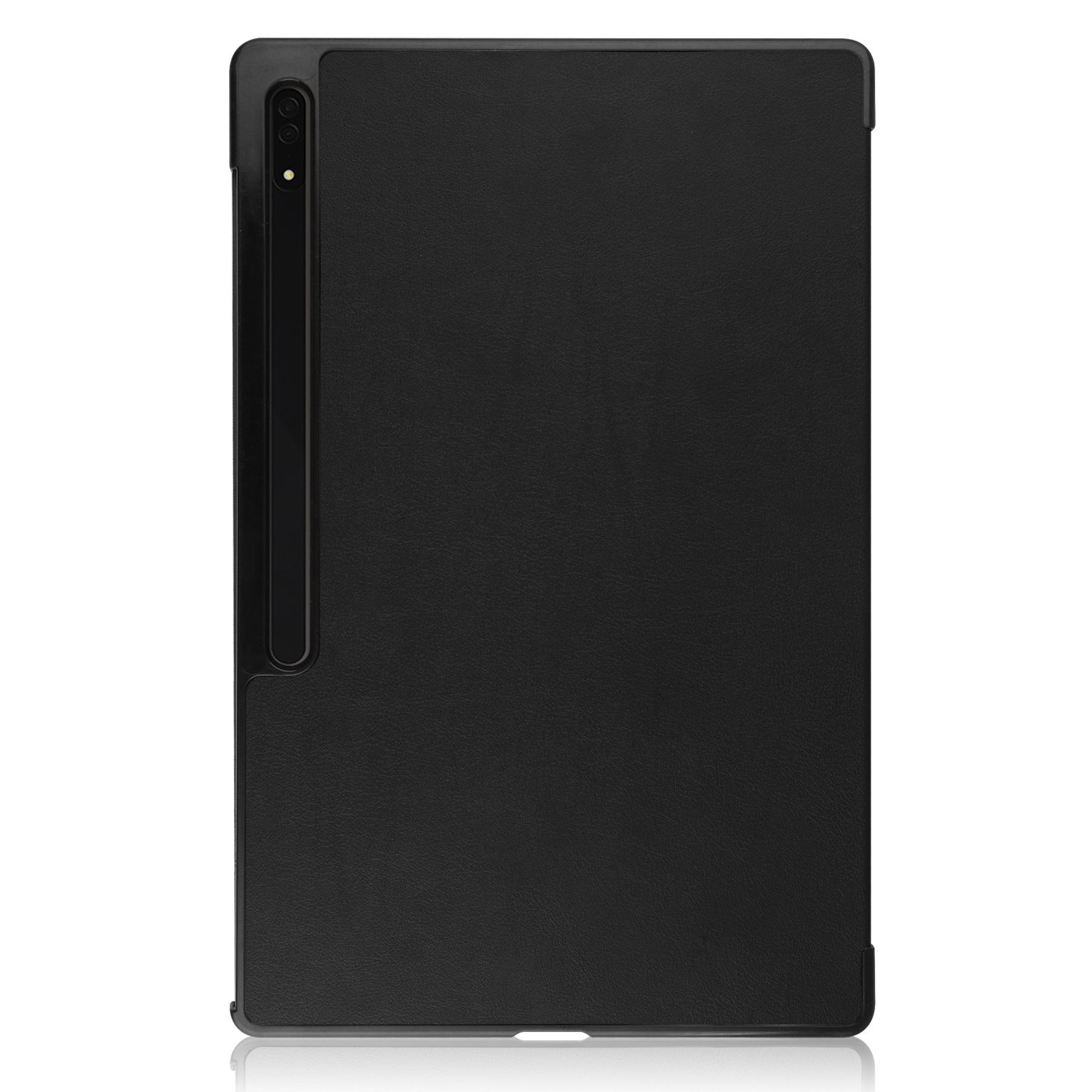 NoXx Hoesje Geschikt voor Samsung Galaxy Tab S10 Ultra Hoesje Case Hard Cover Hoes Book Case Met Uitsparing Geschikt voor S Pen Met Screenprotector - Zwart