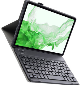 BASEY. BASEY. Samsung Galaxy Tab S10 Plus Toetsenbordhoes - Zwart