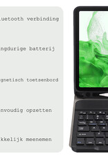 BASEY. BASEY. Samsung Galaxy Tab S10 Plus Toetsenbordhoes Met Screenprotector - Zwart