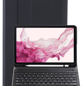 NoXx NoXx Samsung Galaxy Tab S10 Plus Toetsenbordhoes - Zwart