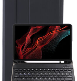 NoXx NoXx Samsung Galaxy Tab S10 Ultra Toetsenbordhoes - Zwart