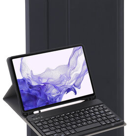 Nomfy Nomfy Samsung Galaxy Tab S10 Plus Toetsenbordhoes - Zwart