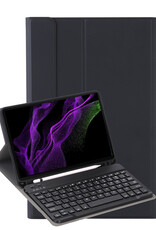 Nomfy Nomfy Samsung Galaxy Tab S10 Ultra Toetsenbordhoes - Zwart