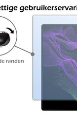 Nomfy Nomfy Samsung Galaxy Tab S10 Ultra Toetsenbordhoes Met Screenprotector - Zwart