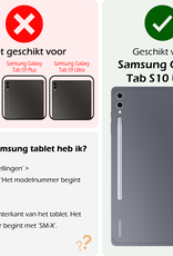 Nomfy Hoes Geschikt voor Samsung Galaxy Tab S10 Ultra Hoes Tri-fold Tablet Hoesje Case Met Uitsparing Geschikt voor S Pen - Hoesje Geschikt voor Samsung Tab S10 Ultra Hoesje Hardcover Bookcase - Zwart
