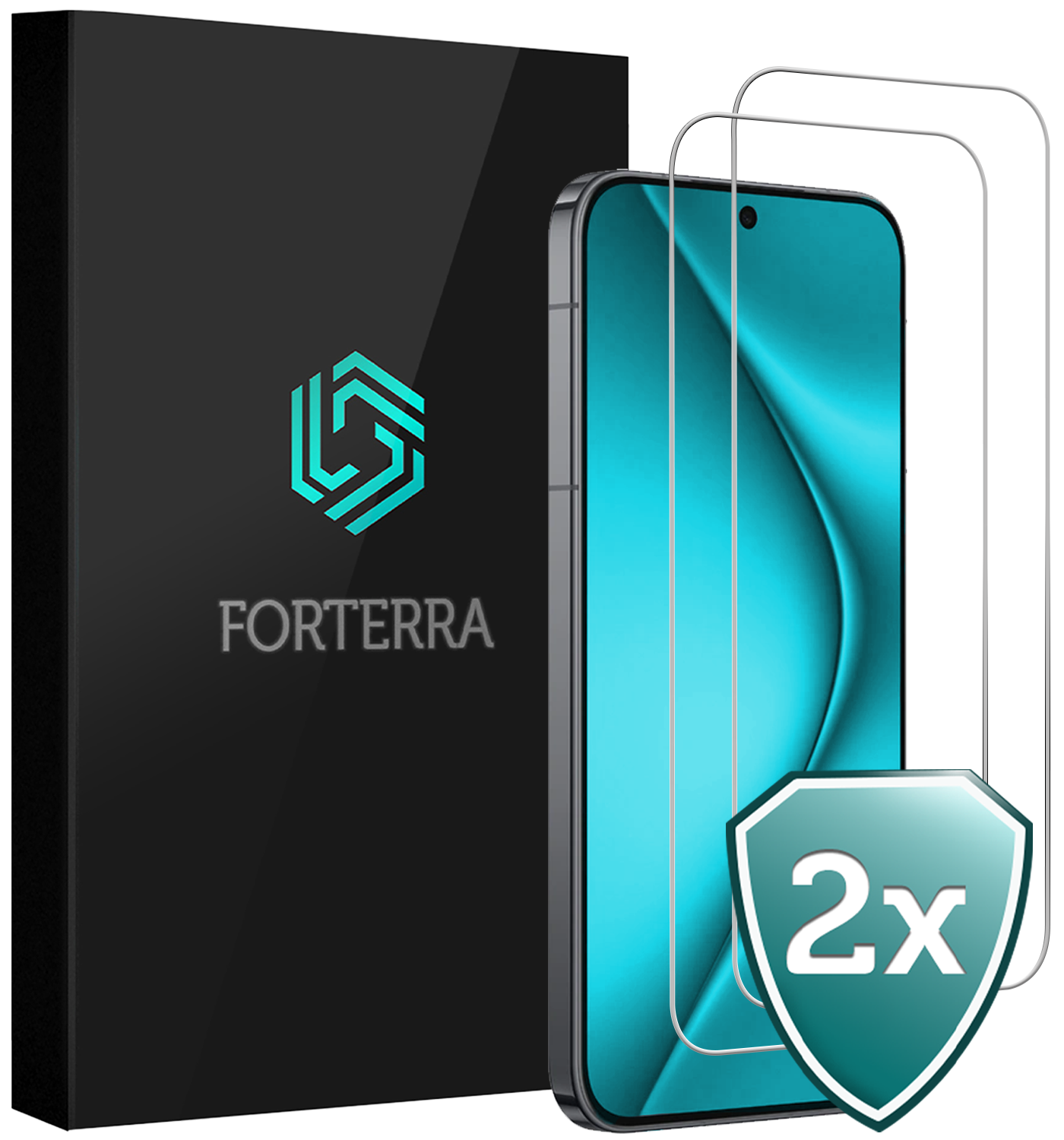 Forterra Forterra Huawei Pura 70 Ultra Screenprotector Glas - 2 PACK