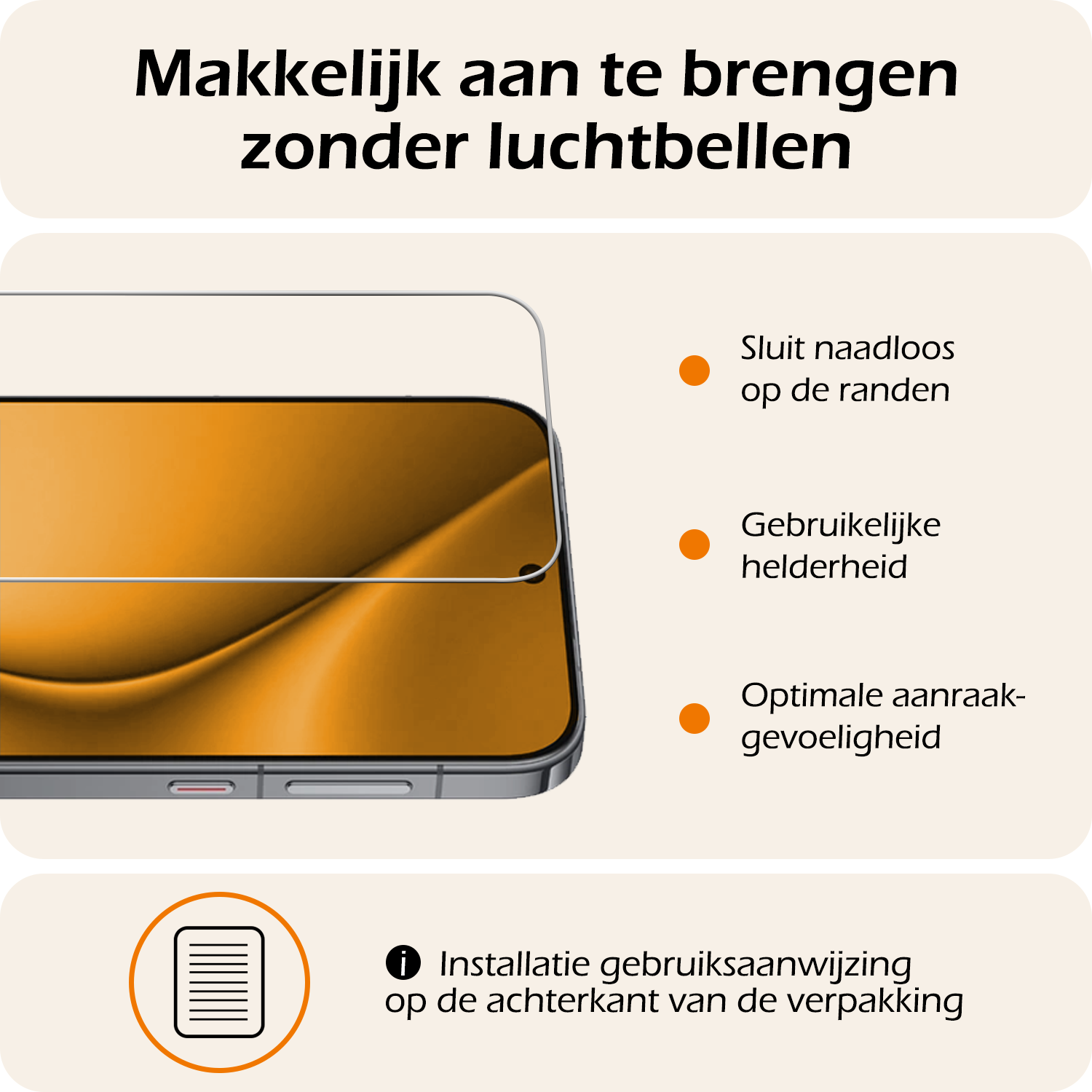 Nomfy Nomfy Huawei Pura 70 Ultra Screenprotector Glas - 3 PACK