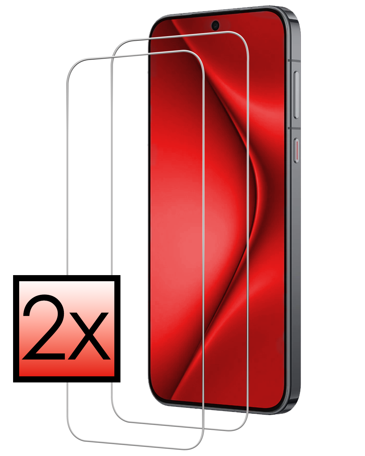 NoXx NoXx Huawei Pura 70 Pro Screenprotector Glas - 2 PACK