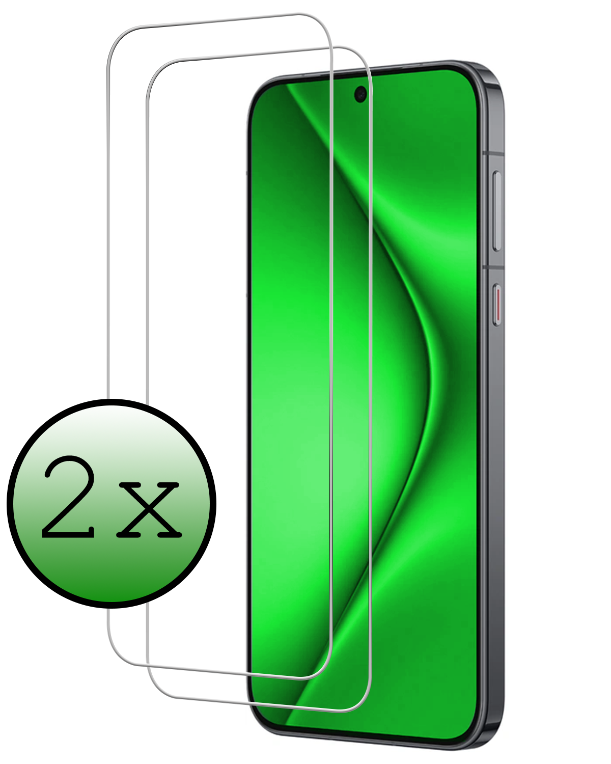 BASEY. BASEY. Huawei Pura 70 Pro Screenprotector Glas - 2 PACK