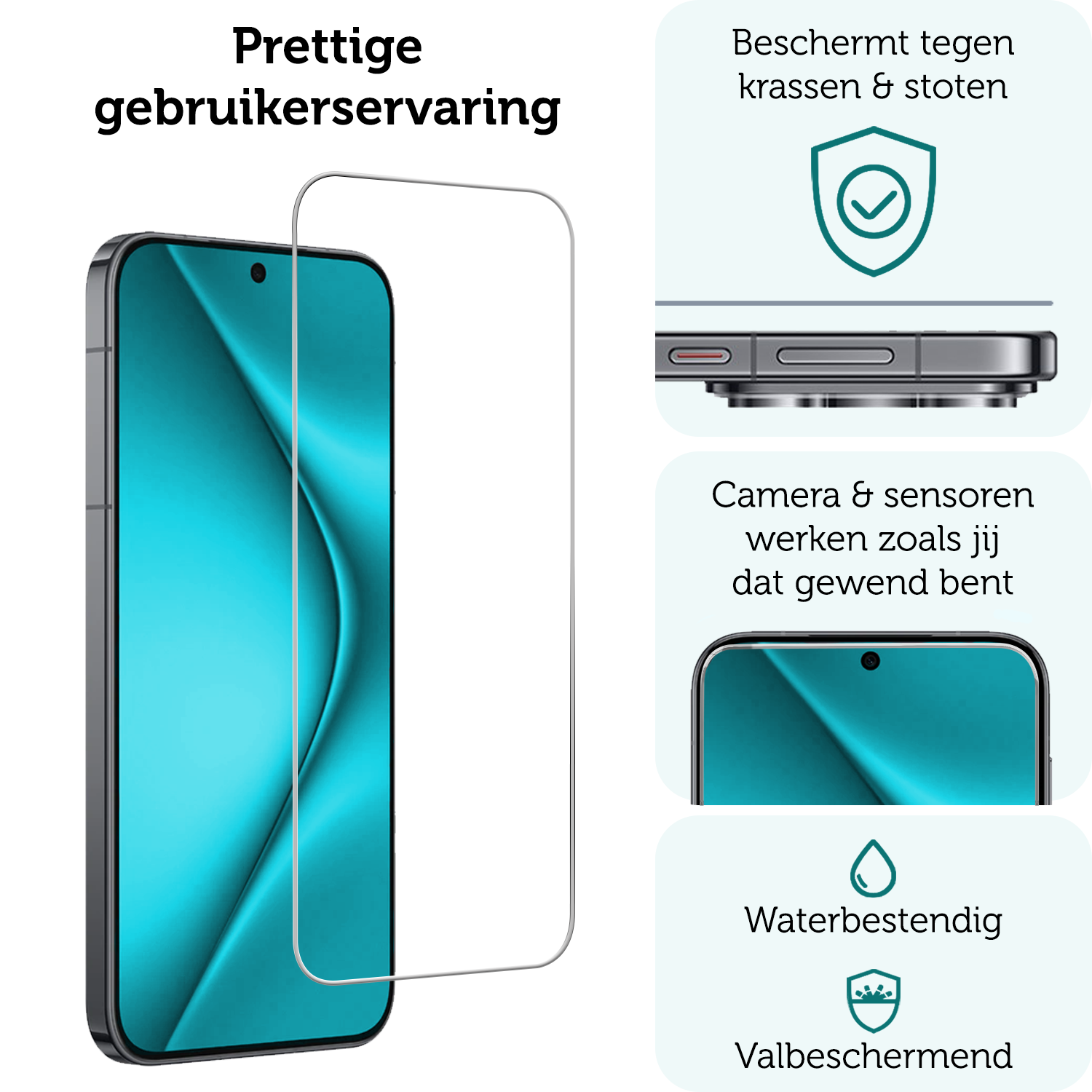Forterra Forterra Huawei Pura 70 Screenprotector Glas - 2 PACK