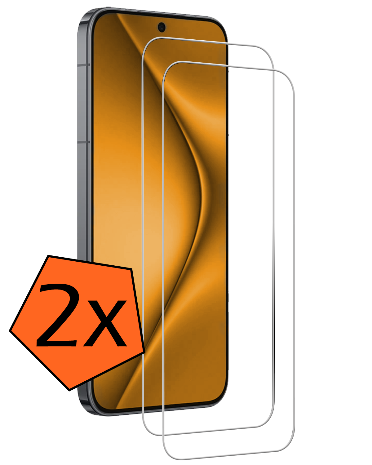 Nomfy Nomfy Huawei Pura 70 Screenprotector Glas - 2 PACK