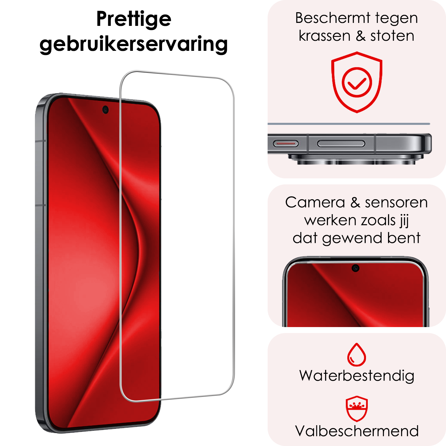 NoXx NoXx Huawei Pura 70 Screenprotector Glas - 3 PACK