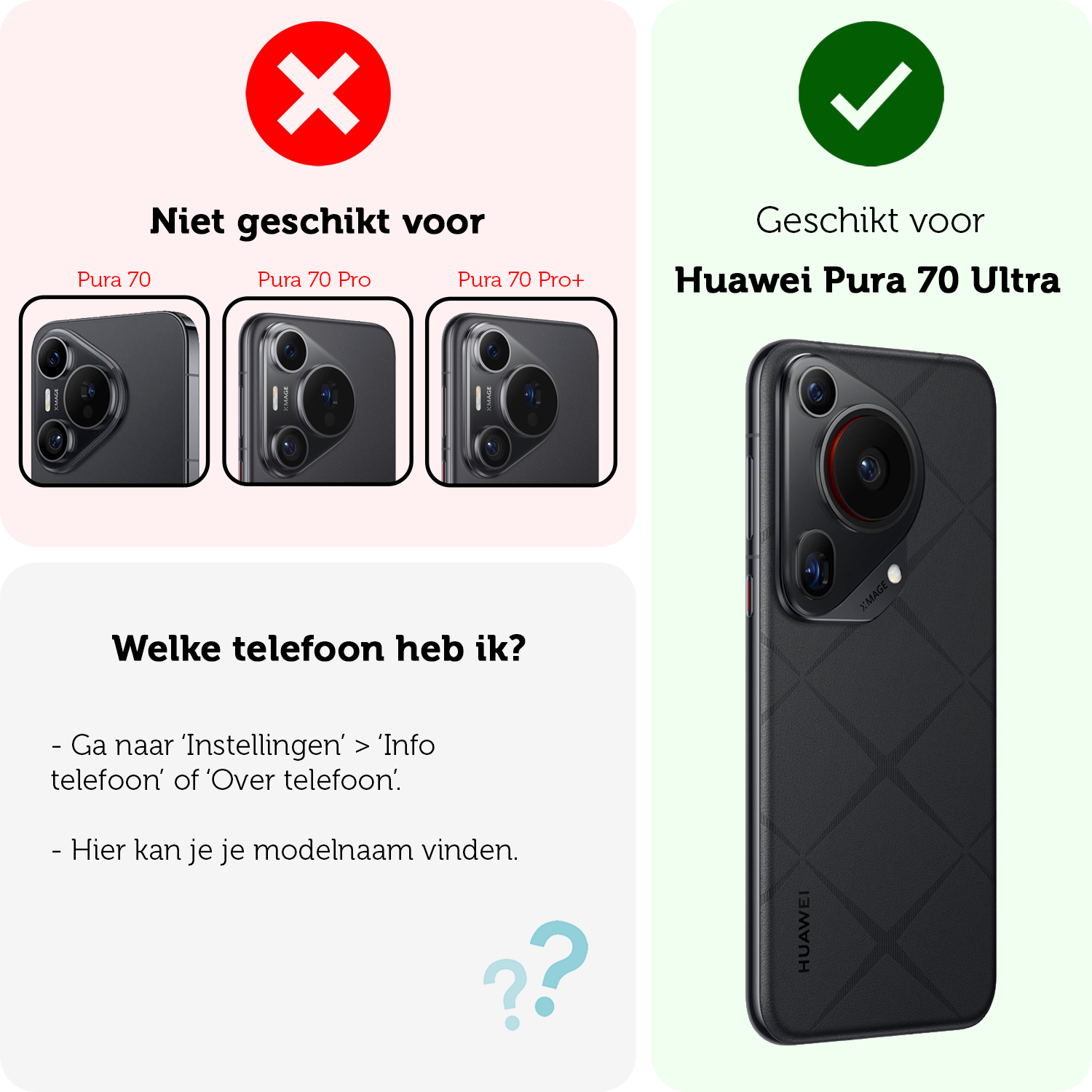 Forterra Forterra Huawei Pura 70 Ultra Screenprotector Glas - 3 PACK