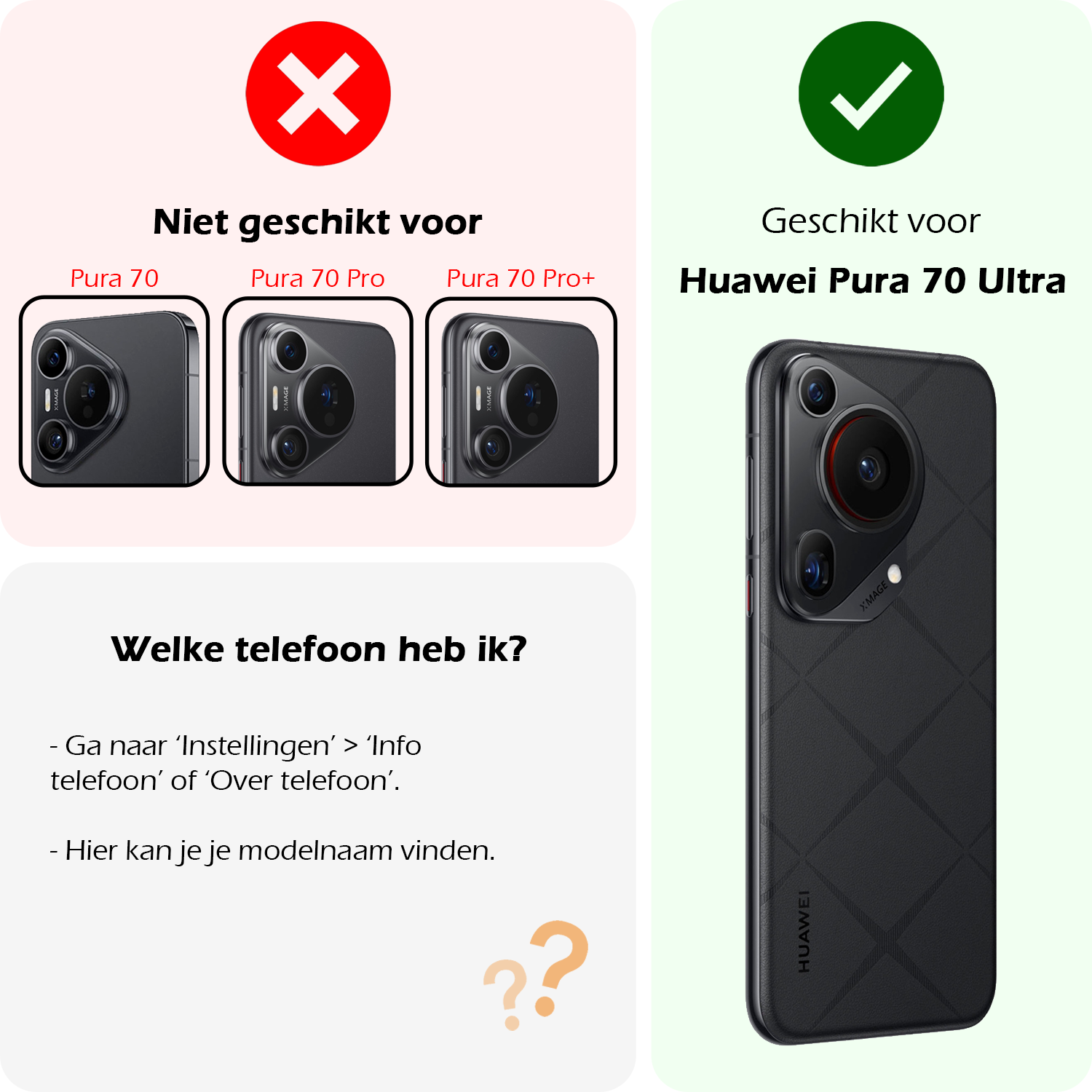 Nomfy Nomfy Huawei Pura 70 Ultra Screenprotector Glas - 3 PACK