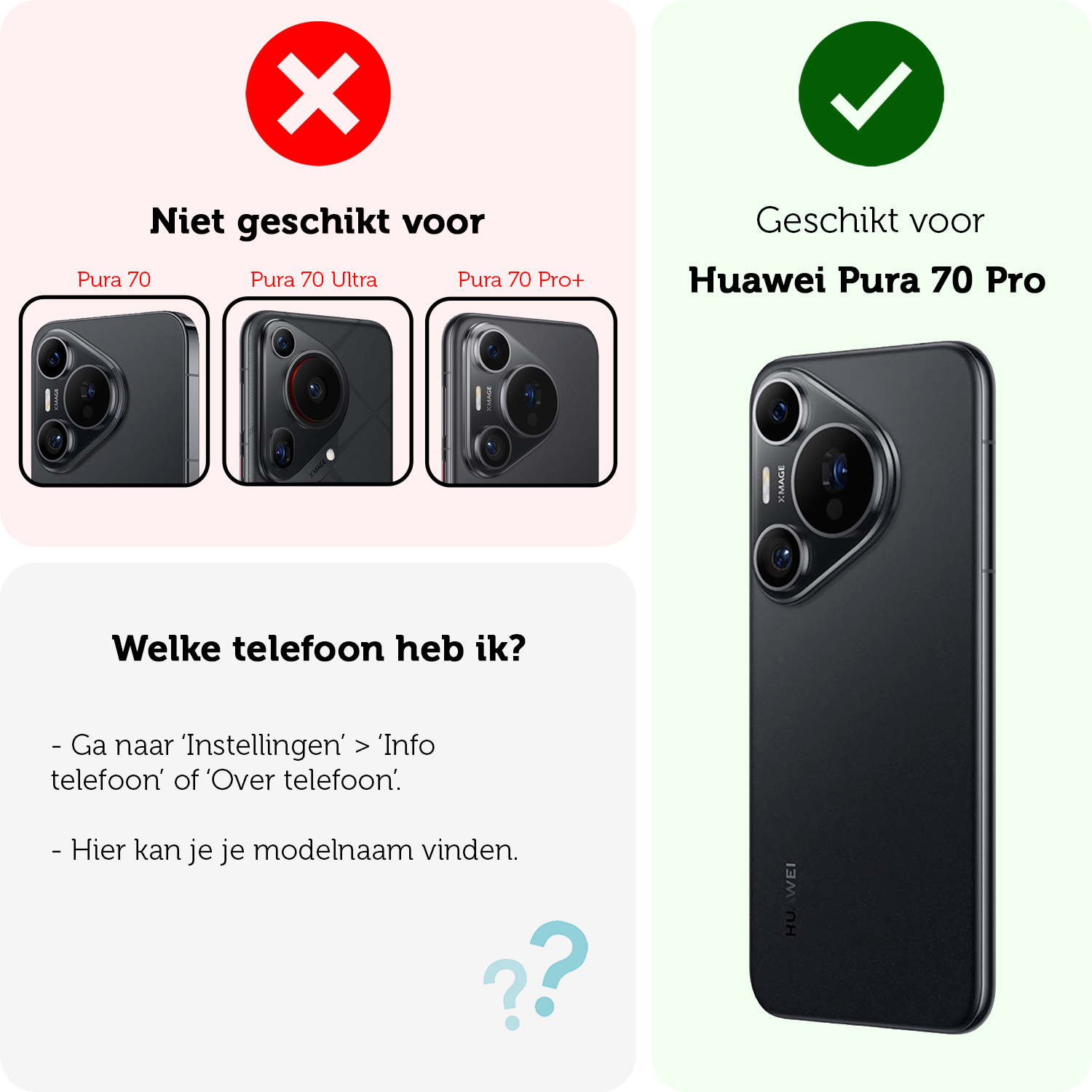 Forterra Forterra Huawei Pura 70 Pro Screenprotector Glas