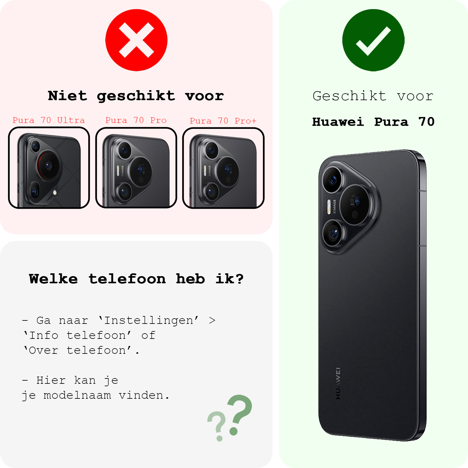 BASEY. BASEY. Huawei Pura 70 Screenprotector Glas - 3 PACK