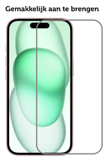 Forterra Hoesje Geschikt voor iPhone 15 Pro Pashouder Case Siliconen Hoes Met Koord Met Screenprotector - Hoes Geschikt voor iPhone 15 Pro Met Telefoonkoord Hoesje Back Cover Met Pasjeshouder - Transparant