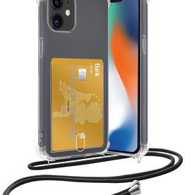 Nomfy Nomfy iPhone 11 Hoesje Pashouder met Koord