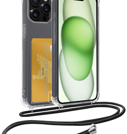 BASEY. BASEY. iPhone 12 Pro Max Hoesje Pashouder met Koord