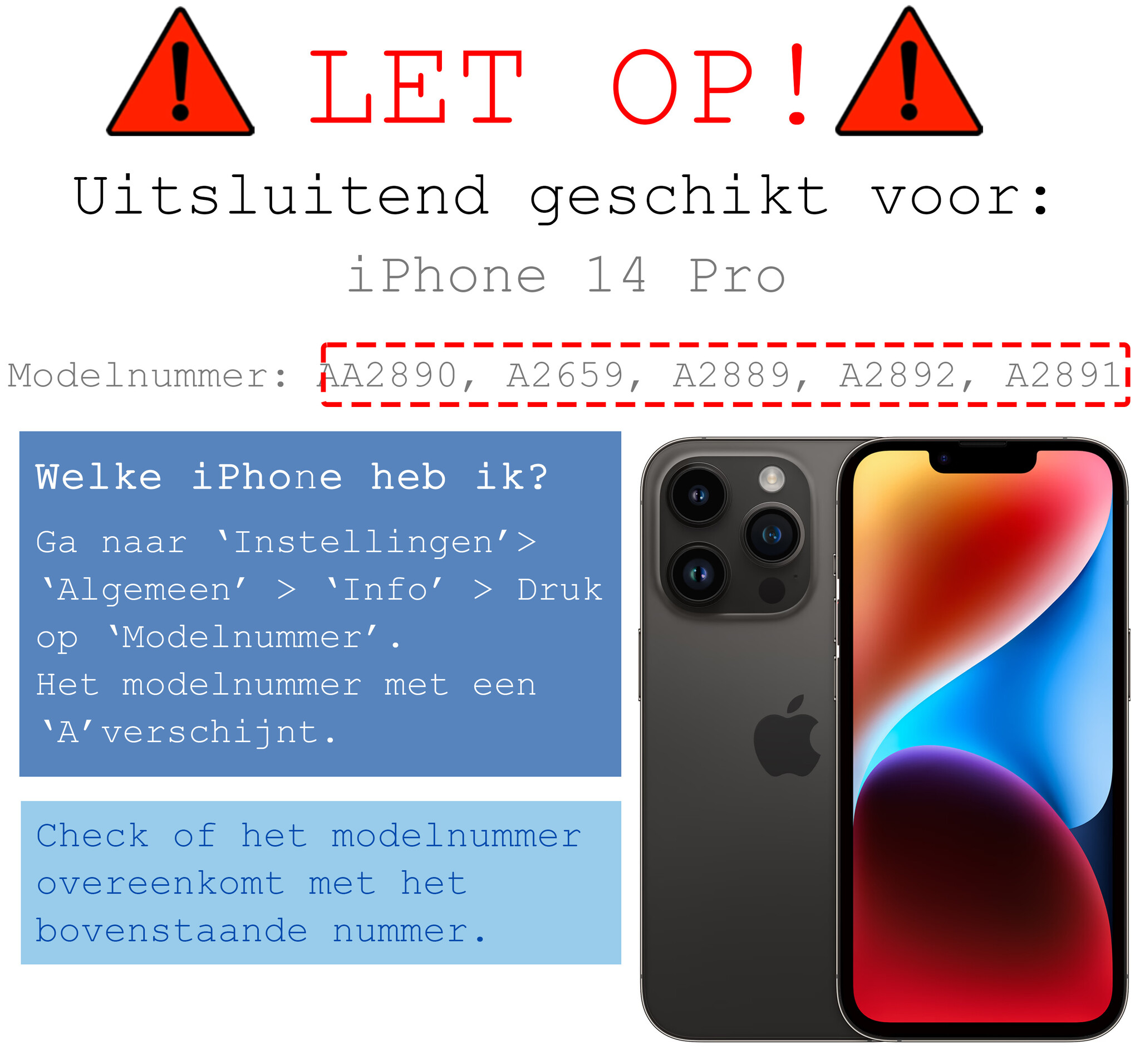 BASEY. Hoes Geschikt voor iPhone 14 Pro Hoesje Pas Houder Shock Proof Case Hoes Met Koord Met Screenprotector - Hoesje Geschikt voor iPhone 14 Pro Hoes Met Telefoonkoord Pasjeshouder Cover - Transparant