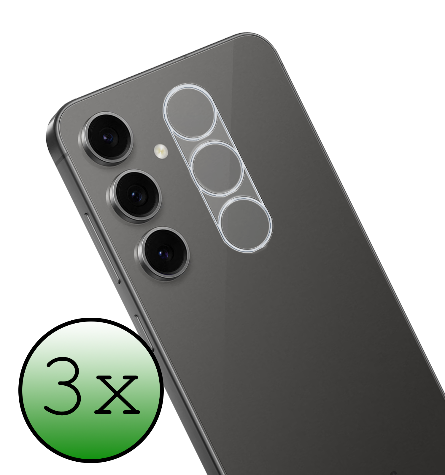 BASEY. BASEY. Samsung Galaxy S24 FE Camera Screenprotector - 3 PACK