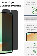 BASEY. BASEY. Samsung Galaxy S24 FE Screenprotector Glas Privacy - 3 PACK