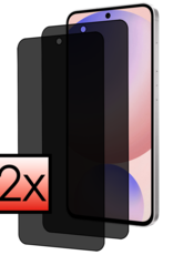 NoXx NoXx Samsung Galaxy S24 FE Screenprotector Glas Privacy - 2 PACK
