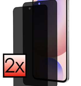 NoXx NoXx Samsung Galaxy S24 FE Screenprotector Glas Privacy - 2 PACK