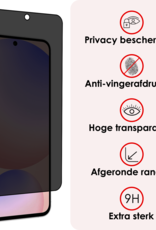 NoXx NoXx Samsung Galaxy S24 FE Screenprotector Glas Privacy - 2 PACK