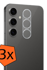Nomfy Nomfy Samsung Galaxy S24 FE Camera Screenprotector - 3 PACK