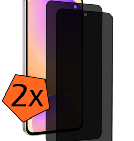 Nomfy Nomfy Samsung Galaxy S24 FE Screenprotector Glas Privacy - 2 PACK