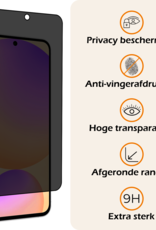 Nomfy Nomfy Samsung Galaxy S24 FE Screenprotector Glas Privacy - 3 PACK