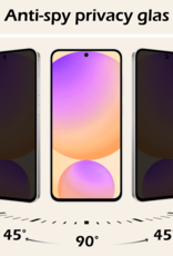 Nomfy Nomfy Samsung Galaxy S24 FE Screenprotector Glas Privacy - 3 PACK