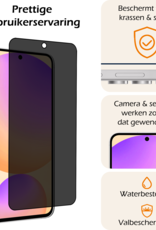 Nomfy Nomfy Samsung Galaxy S24 FE Screenprotector Glas Privacy - 3 PACK