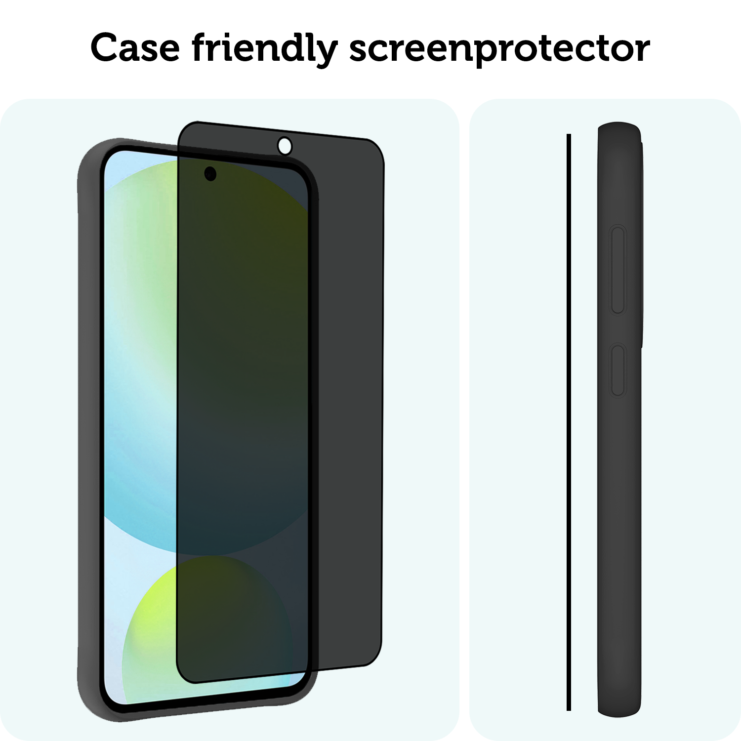 Forterra Forterra Samsung Galaxy S24 FE Screenprotector Glas Privacy - 2 PACK