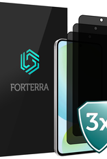 Forterra Forterra Samsung Galaxy S24 FE Screenprotector Glas Privacy - 3 PACK