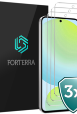 Forterra Forterra Samsung Galaxy S24 FE Screenprotector Glas - 3 PACK