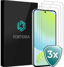 Forterra Forterra Samsung Galaxy S24 FE Screenprotector Glas - 3 PACK