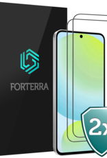 Forterra Forterra Samsung Galaxy S24 FE Screenprotector Glas  Full Cover - 2 PACK
