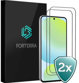 Forterra Forterra Samsung Galaxy S24 FE Screenprotector Glas  Full Cover - 2 PACK
