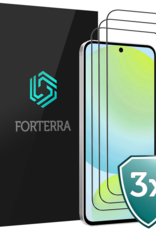 Forterra Forterra Samsung Galaxy S24 FE Screenprotector Glas  Full Cover - 3 PACK