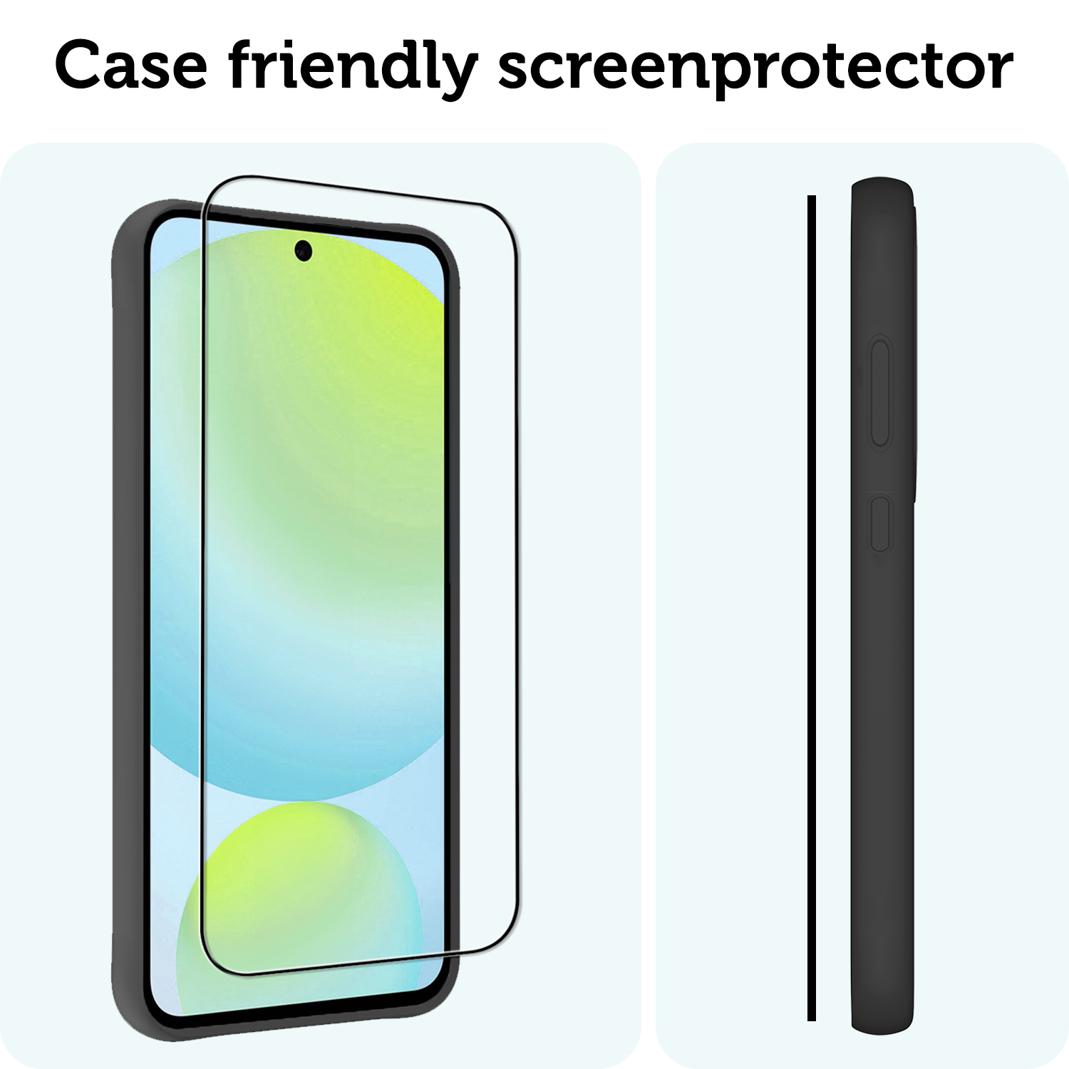Forterra Forterra Samsung Galaxy S24 FE Screenprotector Glas  Full Cover - 3 PACK