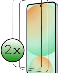 BASEY. BASEY. Samsung Galaxy S24 FE Screenprotector Glas  Full Cover - 2 PACK