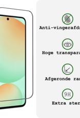 BASEY. BASEY. Samsung Galaxy S24 FE Screenprotector Glas  Full Cover - 3 PACK